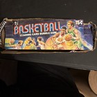 1975-76 Topps Basketball Empty Wax Pack Display Box Complete Lower Grade