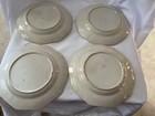 Antique Staffordshire Ironstone Copper Luster Pinwheel Plates  4  1840-50s