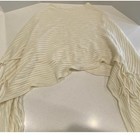 Beautiful Nursing Poncho breastfeeding Cover White Size S-m
