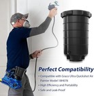 64 Oz    2qt  Cup   Lid For Graco Ultra Quickshot Airless Sprayer 18h078 Usa