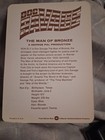 Doc Savage Original Press Promotion  Card Giveaway Ron Ely 1975 Rare