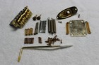 Fender Aged relic Gold Stratocaster 2 1 16  Body Hardware Set Strat Guitar 9561