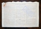 1897 Mines D   or Du Katchkar Russia Ural Siberia Gold Mining Mine Bond Share Cert