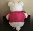 Dan Dee 2016 Holiday Bear Plush Pink Teddy Stuffed Animal Christmas Mittens