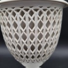 Rare Antique C 1810 Kpm Berlin Bell Shaped Sugar Basket W insert Karl Schinkel