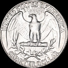 1951 Washington Silver Quarter    Color Toned  brilliant Unc      Free Shipping 