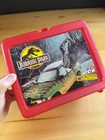 Jurassic Park Lunch Box Bio Hazardous Thermos  Reg Card   Inserts 1992 Vintage