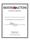 Van Halen 2012-2013 Tour Backstage Pass From The Alex Van Halen Collection
