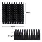 With Adhesive Aluminum Heatsink For Electronic Motherboard Ic chip led amplifier