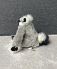 K   M International 1994 Plush Lemur Gray Black Ringtail Monkey 5  Toy Pet Lovey