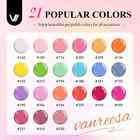 24 Pcs Gel Nail Polish Set 21 Popular Colors Gel Nail Polish Base Coat Glossy  