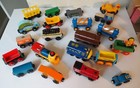 Large Lot Of Brio And Compatible Trains  Accessories  Wood Tracks