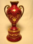 Royal Vienna Porcelain Hand Painted Portrait Urn Blue Shield 5 3 8  H C 1814-64