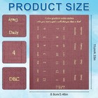 10pcs Planner Monthly Tabs  Self-adhesive 4 33x3 46 Inches  Multicolored