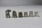 Vintage Mixed Lot Of 7 Decorative Sewing Thimbles  08684