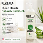 Biosilk Health care Moisturizing Hand Sanitizer W  Aloe Vera 25 Fl Oz Pump