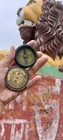 Vintage Boy Scouts Brass Compass     Collectible Navigation Tool