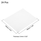 24 X Microfiber Cleaning Cloth 7  X 6  Suede For Camera Lens Eyeglasses White