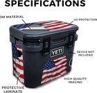 Vision Signs Yeti Roadie 15 Skin American Flag Matte