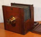 Meagher Early 8x10 Wet Plate Camera W  Large Brass Lens