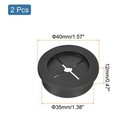 2 Pcs Cable Cord Grommet 1-3 8 Inch Desk Grommet Flexible Rubber Grommets