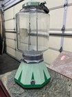 Restored Northwestern Model 33 Peanut Vending Machine  2 Tone Green Paint  Penny