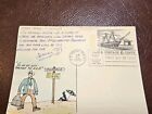 Fdc  Ux61  6c Rare Herman Maul Hand Painted With Special Message 