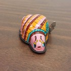 Vintage Toy Hero Snail Wind-up Tin Litho Toy Mechanical Rare Japan