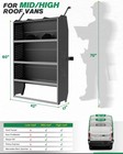 42  w X 60  h X 13  d Van Shelving Storage Fit For Mid high Roof Ford Transit
