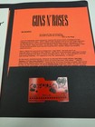 Guns N Roses Original Fan Club Kit Circa 1991 1992 With Photo And Patch  Rare