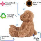 Super Soft Almond Brown Teddy Bear     18 Inch Plush Stuffed Animal To Sleep With 
