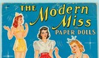 Vintage Original 1942 Saalfield The Modern Miss Paper Dolls  2397 Uncut
