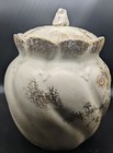 Burroughs   Mountford Decorative Ceramic Vase Urn W lid Floral Antique