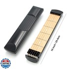 Gosono Pocket Acoustic Guitar Practice Tool 6 String Fingerboard 6 Fret Chord