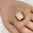 Vintage Scarf Clip Etched Gold Tone Bandana Slide Floral Southwestern Hinged 1 