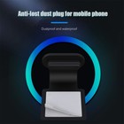1x Silicone Phone Dust Plug Cover Type-c Mirco Port Protector For Iphone Samsung