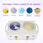 Smart Dual Wax Warmer Kit 300g Beads Adjustable Temp Control Smooth Hair Removal
