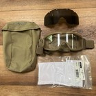 Ess Profile Nvg Tan Goggles Military W New Clear Lens   Used Tinted Lens   Case