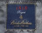 Brooks Brothers Italy Regent 40 S Gray Pinstripe Wool 2 Vent Business Suit Y7j4