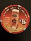  5 Barley   s Henderson Nevada Limited Edition 1997 Casino Chip First Anniversary
