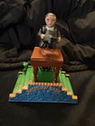 Vintage Cast Iron Mechanical Magician Coin Bank 7 25 