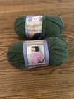 Bernat Softee Chunky Yarn Med Sea Green Shade 3 5 Oz 164 Yards Acrylic Lot Of 2
