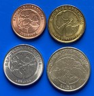 Argentina 1-2-5-10 Pesos 4 Pieces Set  2017-2018-2019 Km  186-189