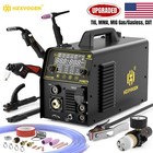 Gas gasless Mig Welder 6 In 1 Mig Mma Cut Tig Welder 250a Air Plasma Cutter 220v