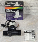 3 4  Low Flow Valve 24v - Orbit Lawn Drip Irrigation Watering Systems - Open Box