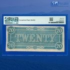 1864  20 Confederate States Of America  Csa T-67  Pmg Ch Vf 35 Epq  17646