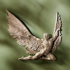 Icarus Wall Sculpture Greek Mythology Winged Man Hanging Art Home Decor Statue