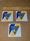 3 Piece Lot - Nj State Police - Uv Transfer Decal - Sticker 