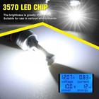 9006 9005 Led Headlight Kit Combo Bulbs High Low Beam Super Bright White 10000k