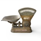 Antique Dayton Candy Postal Scale Model 166 1lb 4oz All Brass Castings